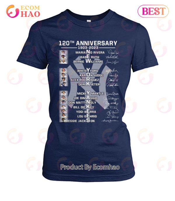 120th Anniversary New York Yankees T-Shirt