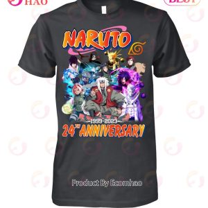 24th Anniversary 1999 – 2023 Naruto Unisex T-Shirt