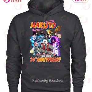 24th Anniversary 1999 – 2023 Naruto Unisex T-Shirt
