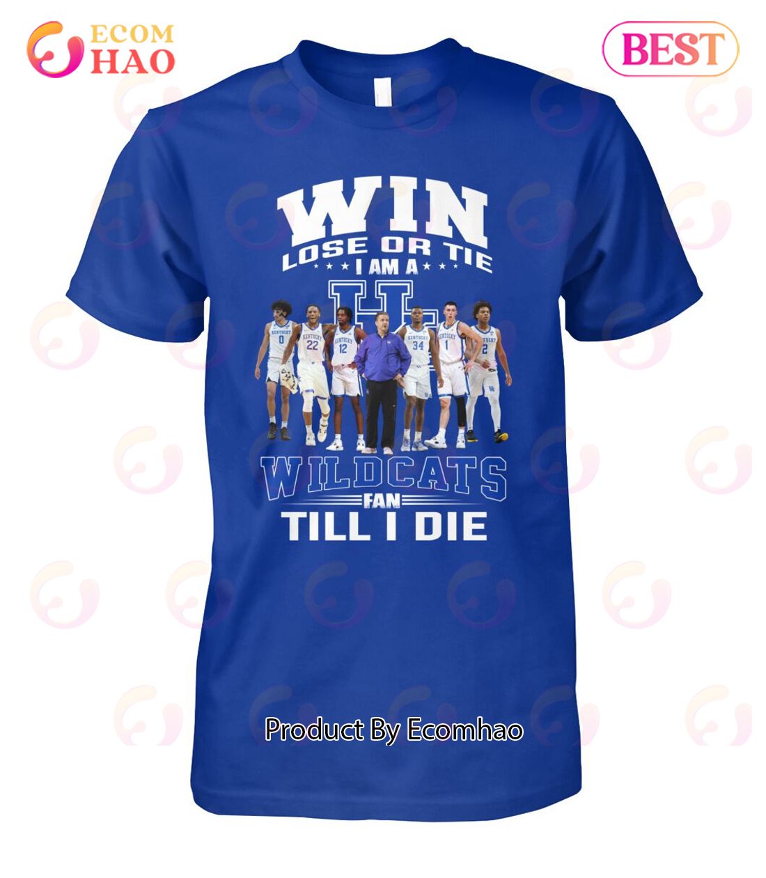 Win Lose Or Tie I Am A Wildcats Fan Till I Die T-Shirt