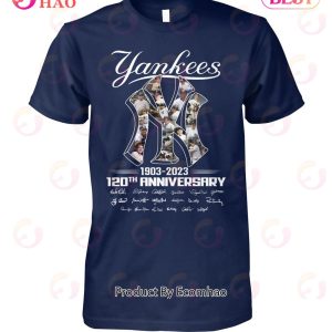 Yankees 1903 – 2023 120th Anniversary T-Shirt