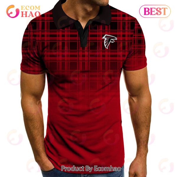 NFL Atlanta Falcons Polo Tartan Gradient
