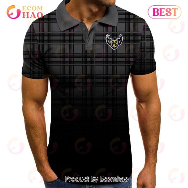 NFL Baltimore Ravens Polo Tartan Gradient V2