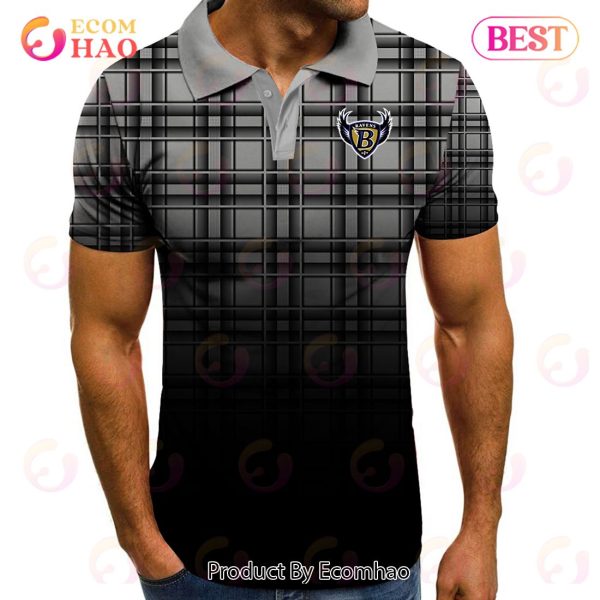 NFL Baltimore Ravens Polo Tartan Gradient V2