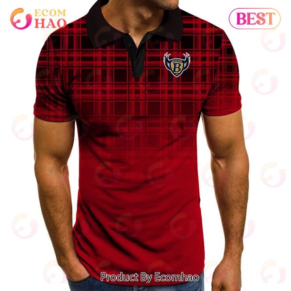 NFL Baltimore Ravens Polo Tartan Gradient V2