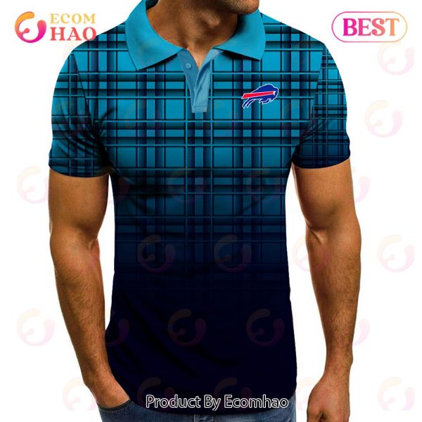 NFL Buffalo Bills Polo Tartan Gradient