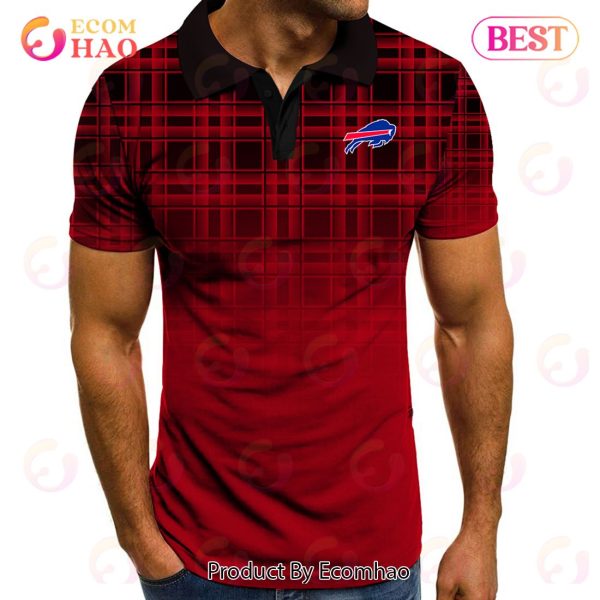 NFL Buffalo Bills Polo Tartan Gradient