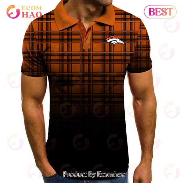 NFL Denver Broncos Polo Tartan Gradient