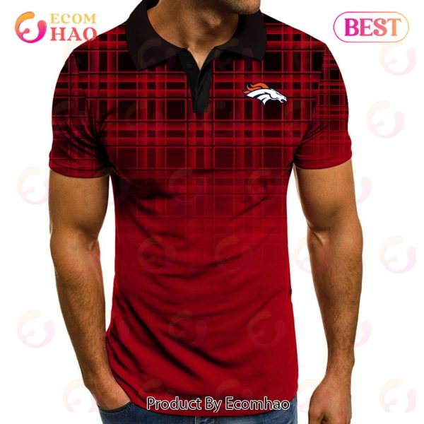 NFL Denver Broncos Polo Tartan Gradient
