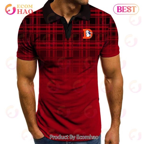 NFL Denver Broncos Polo Tartan Gradient V2