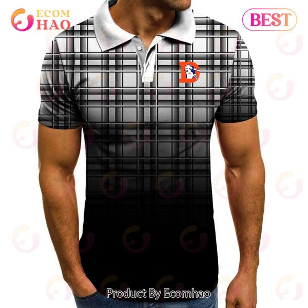 NFL Denver Broncos Polo Tartan Gradient V2