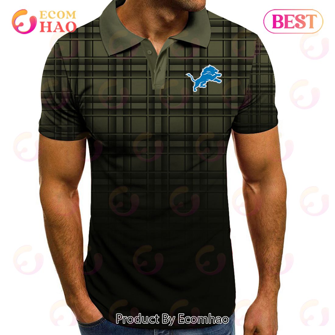 NFL Dallas Cowboys Polo Tartan Gradient