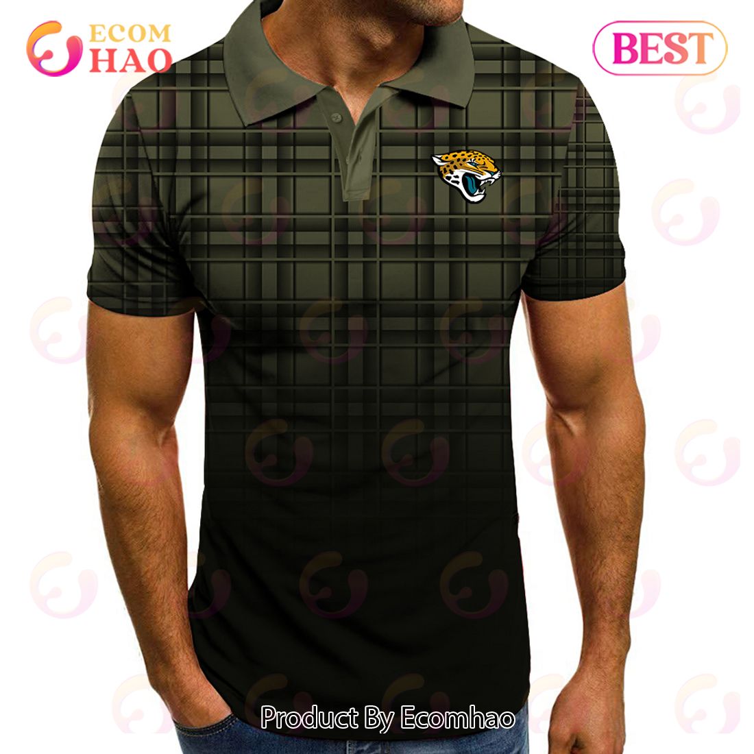 NFL Los Angeles Rams Polo Tartan Gradient