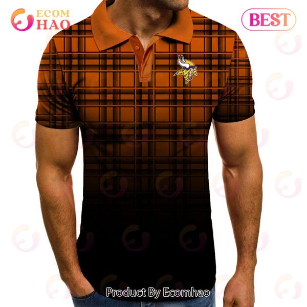 NFL Minnesota Vikings Polo Tartan Gradient