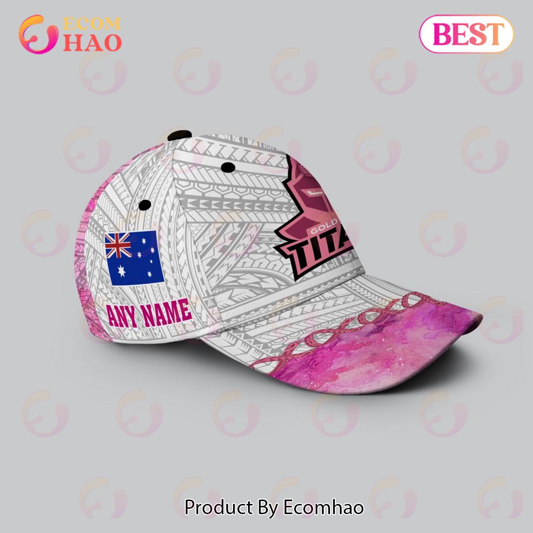 NRL Gold Coast Titans Specialized We Fights Again Cancer With Samoa Spirits Cap