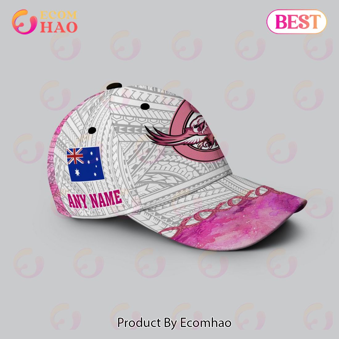 NRL Manly Warringah Sea Eagles Specialized We Fights Again Cancer With Samoa Spirits Cap