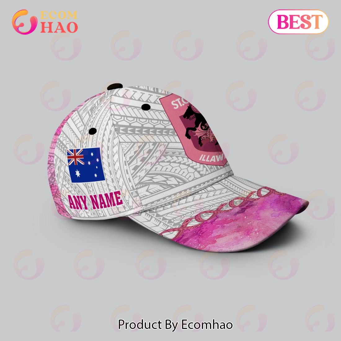 NRL St. George Illawarra Dragons Specialized We Fights Again Cancer With Samoa Spirits Cap