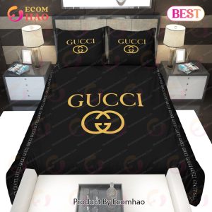 Black Gucci Bedding Sets Home Decoration
