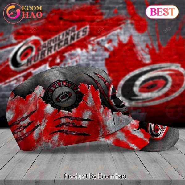 Custom Name NHL Carolina Hurricanes Skull Cap