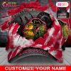 Custom Name NHL Carolina Hurricanes Skull Cap