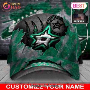 Custom Name NHL Dallas Stars Skull Cap