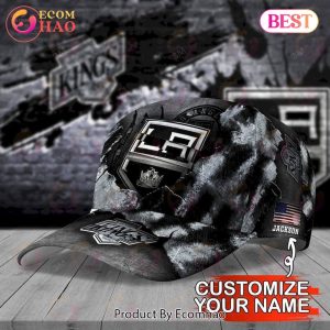Custom Name NHL Los Angeles Kings Skull Cap