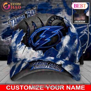 Custom Name NHL Tampa Bay Lightning Skull Cap