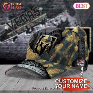 Custom Name NHL Vegas Golden Knights Skull Cap