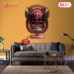 NFL Tampa Bay Buccaneers – Personalized Skull Metal Sign