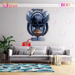 NFL Tennessee Titans – Personalized Skull Metal Sign