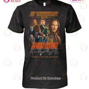 09th Anniversary 2014 – 2023 John Wick Thank You For The Memories T-Shirt