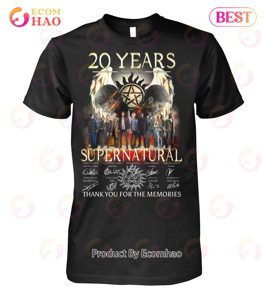 20 Years 2005 – 2025 Super Natural Thank You For The Memories T-Shirt