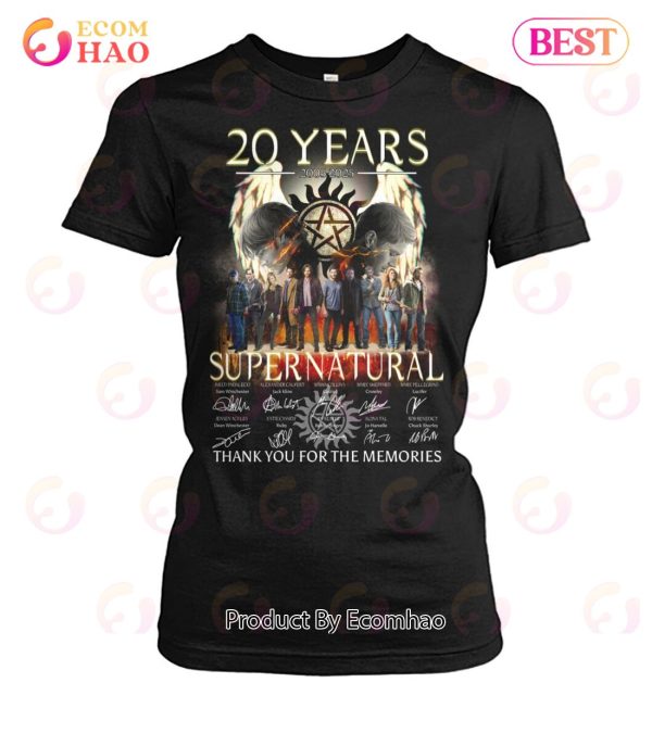 20 Years 2005 – 2025 Super Natural Thank You For The Memories T-Shirt