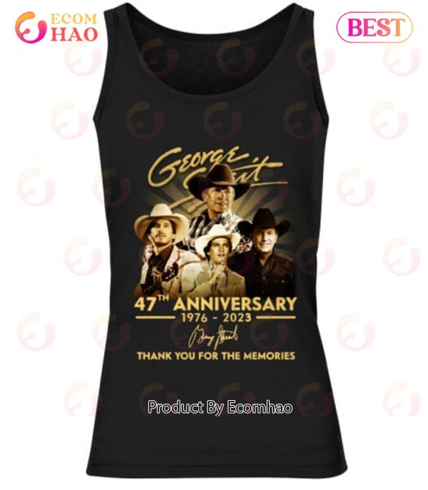 George Strait 47th Anniversary 1976 – 2023 Thank You For The Memories T-Shirt