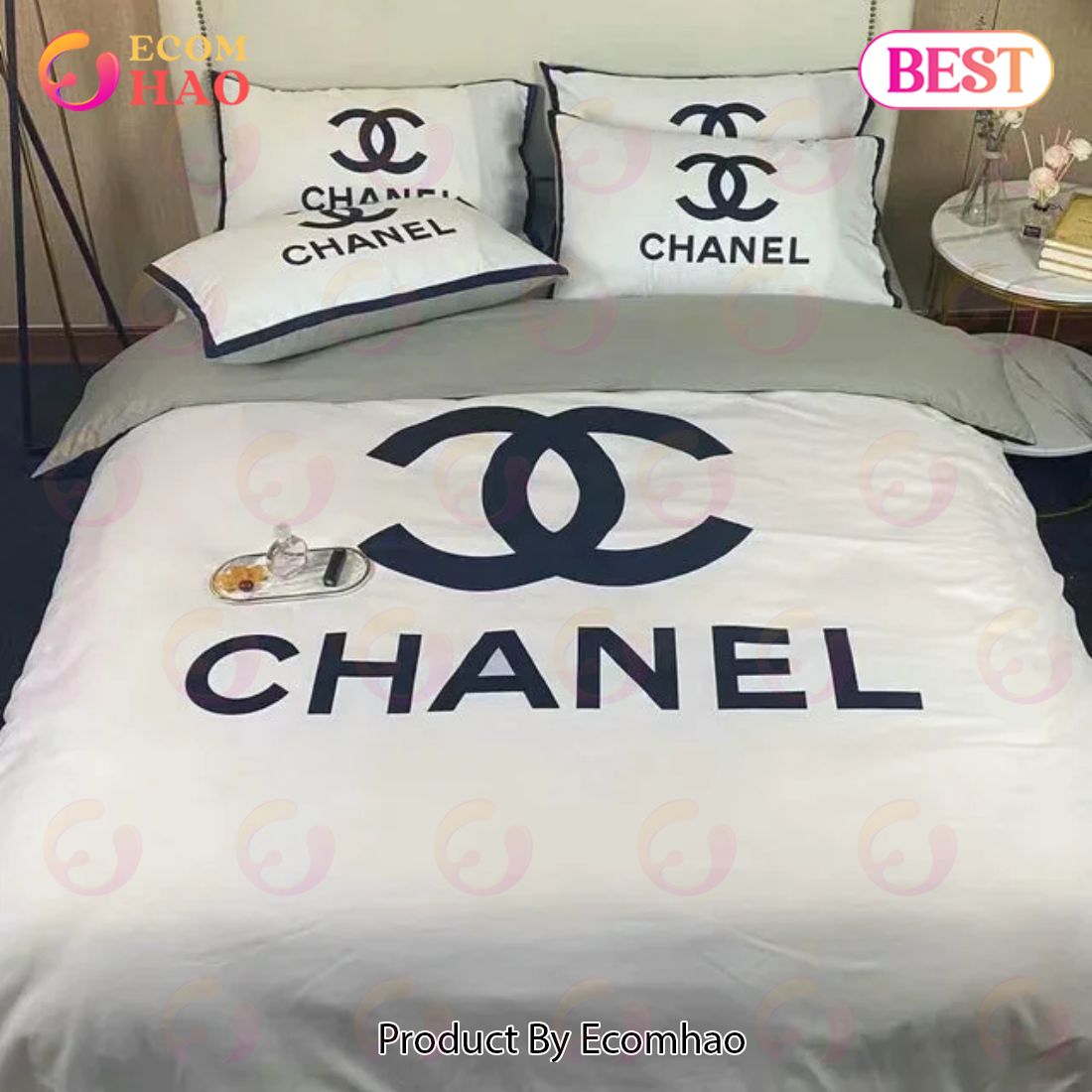 Chanel Logo Bedding 3D Printed Bedding Sets Quilt Sets Duvet Cover Luxury  Brand Bedding Decor Bedroom Sets Best Luxury Bed Sets Gift Thankgivings And  Christmas - Ecomhao Store