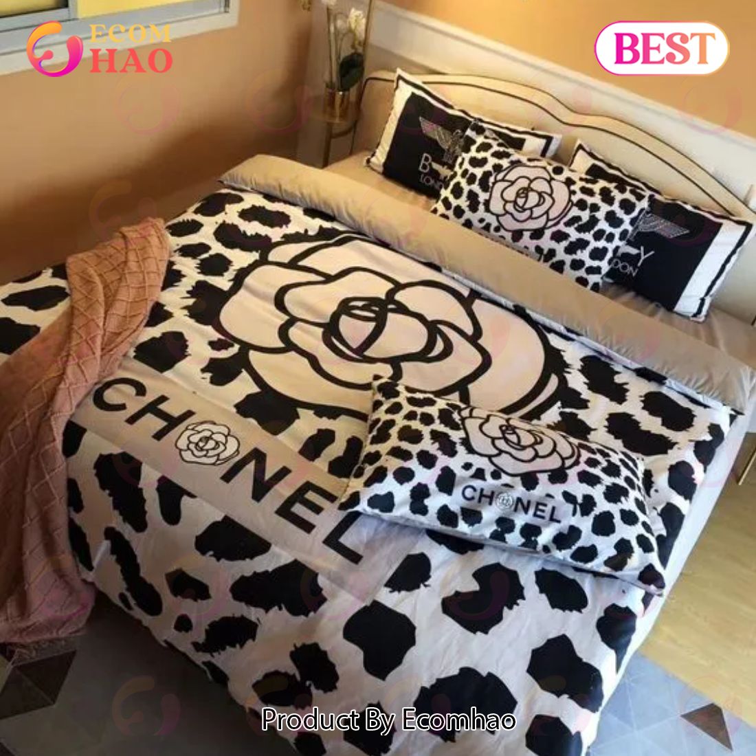 Chanel Luxury Brand High-End Bedding Set Decorations For Home Best Luxury Bed Sets Gift
