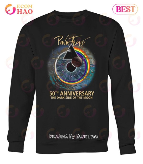 Pink Ployd 50th Anniversary The Dark Side Of The Moon T-Shirt
