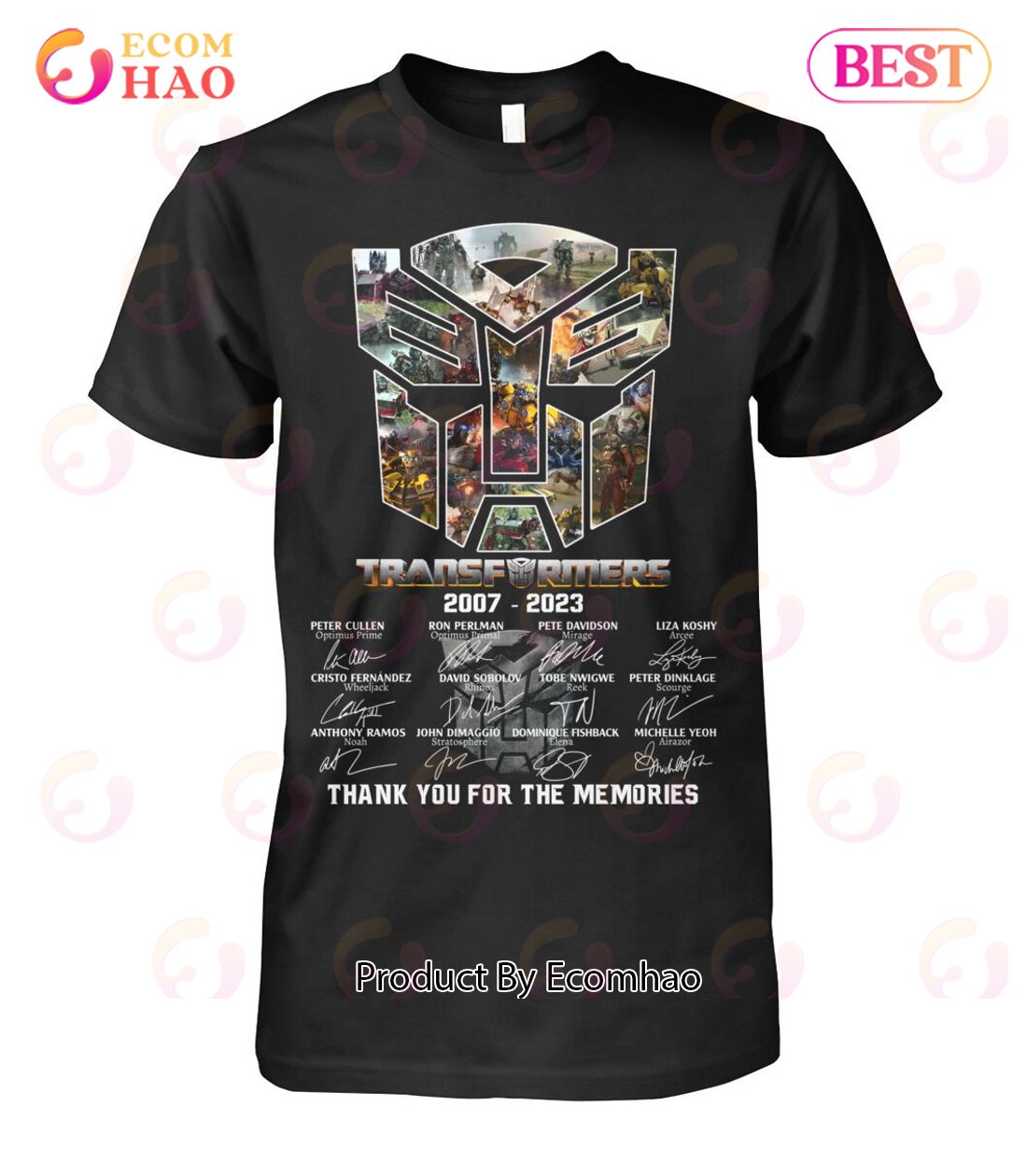 Transformers 2007 – 2023 Thank You For The Memories T-Shirt