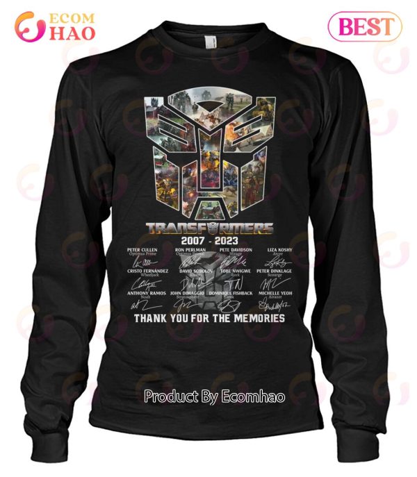 Transformers 2007 – 2023 Thank You For The Memories T-Shirt