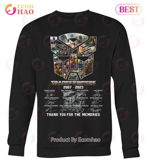 Transformers 2007 – 2023 Thank You For The Memories T-Shirt