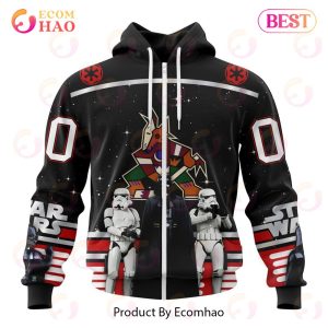 NHL Arizona Coyotes Special Star Wars Design May The 4th Be With You 3D Hoodie