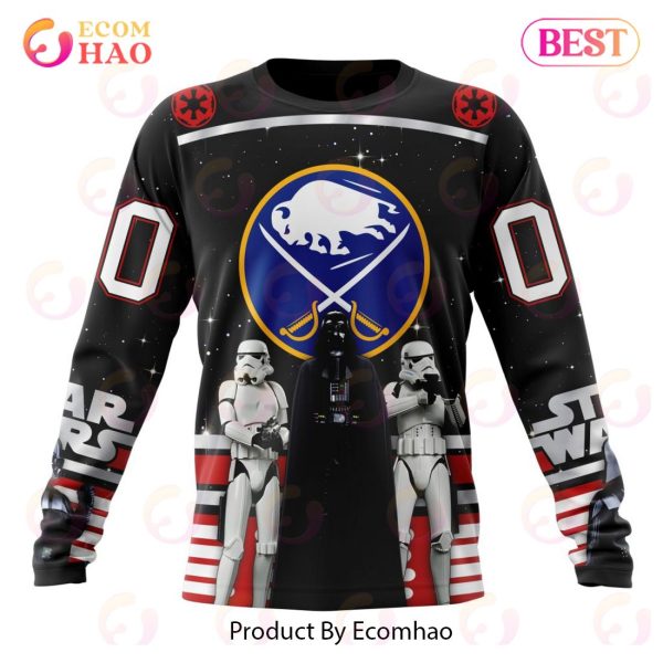 NHL Buffalo Sabres Special Star Wars Design May The 4th Be With You 3D Hoodie
