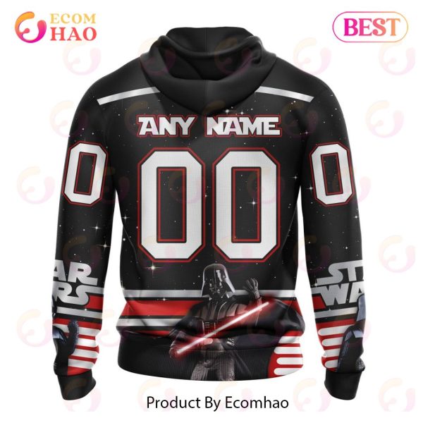 NHL Calgary Flames Special Star Wars Design May The 4th Be With You 3D Hoodie