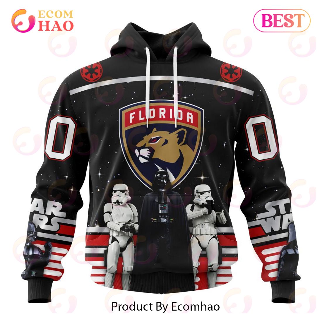 NHL Florida Panthers Special Miami Vice Design 3D Hoodie - Ecomhao Store