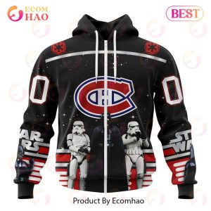 NHL Montreal Canadiens Special Star Wars Design May The 4th Be With You 3D Hoodie