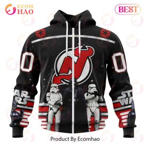 NHL New Jersey Devils Special Star Wars Design May The 4th Be With You 3D Hoodie