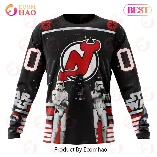 NHL New Jersey Devils Special Star Wars Design May The 4th Be With You 3D Hoodie