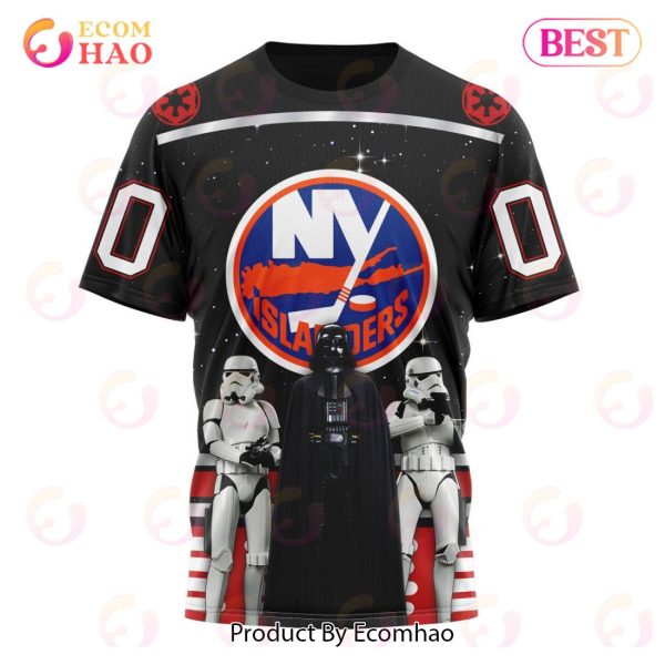 NHL New York Islanders Special Star Wars Design May The 4th Be With You 3D Hoodie