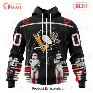 NHL Pittsburgh Penguins Special Star Wars Design May The 4th Be With You 3D Hoodie