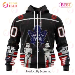 NHL Toronto Maple Leafs Special Star Wars Design May The 4th Be With You 3D Hoodie